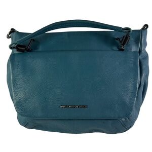 Genuine MANDARINA DUCK Blue Leather Hand Bag Purse